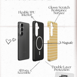 Minimal Summer Stripes | Magnetic Tough Phone Case