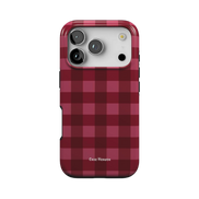 Ruby Gingham | MagSafe Tough Phone Case