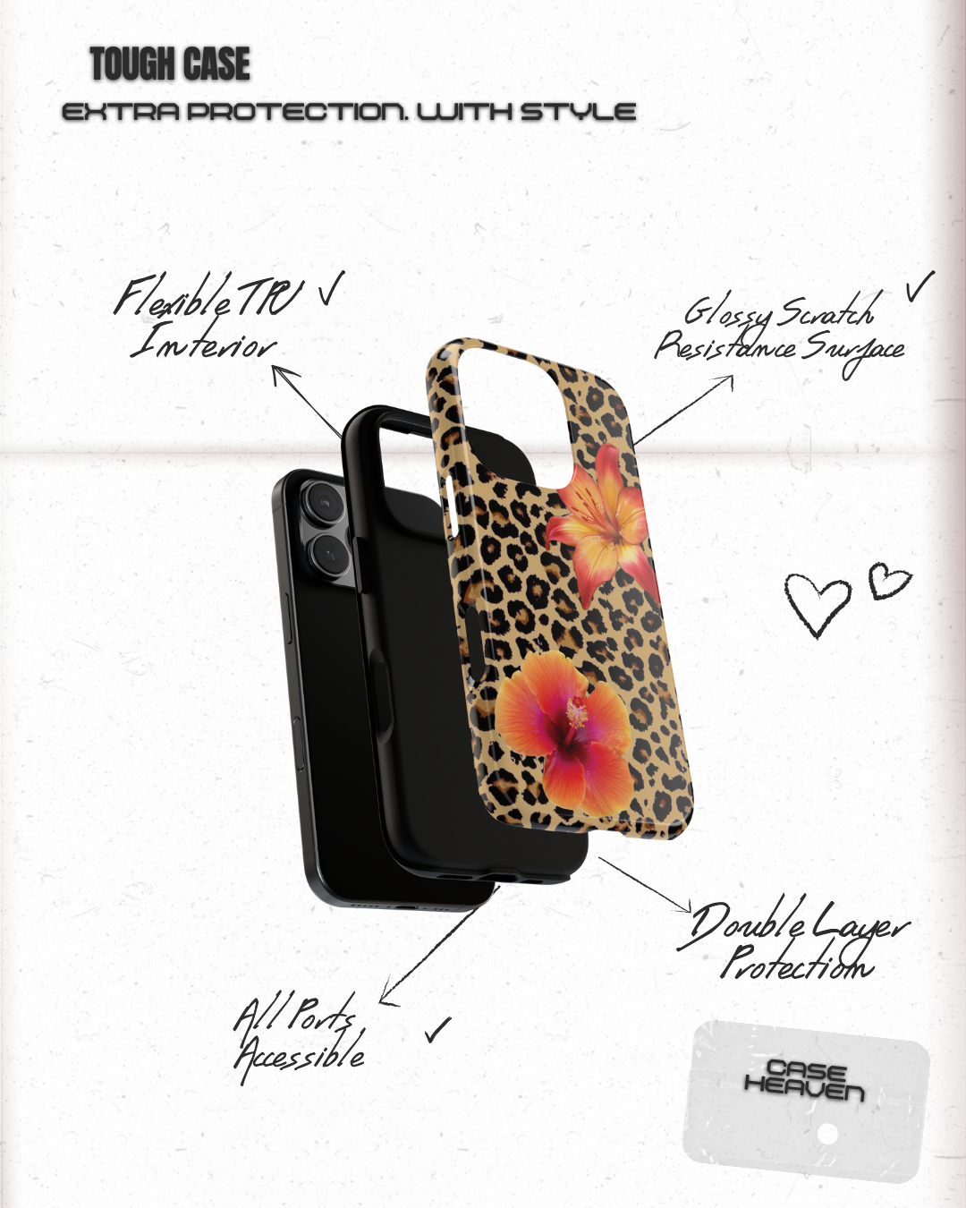 The Tropical Cheetah Case 🤎 | Luxury Protection for Your Phone