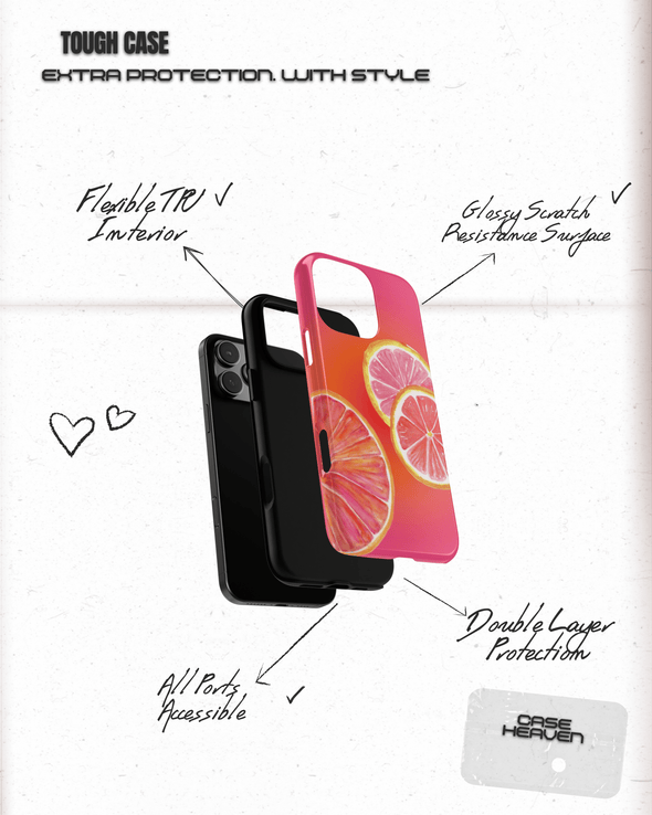 Citrus Crush 🍊 | Tough Phone Case