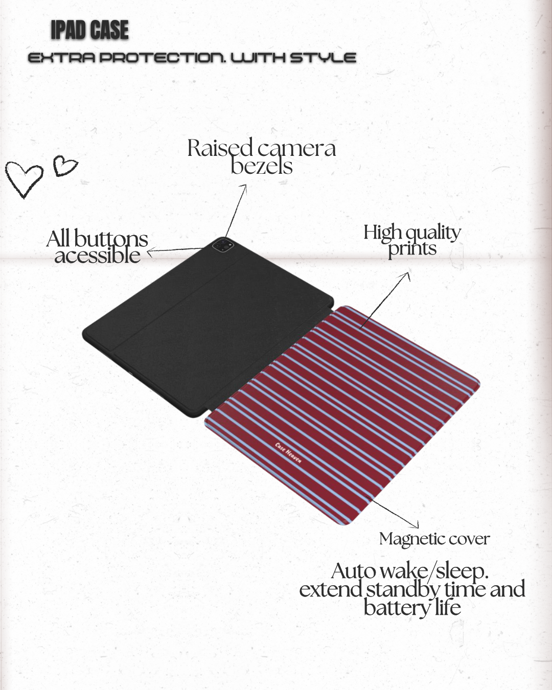 Striped Desire | iPad Case