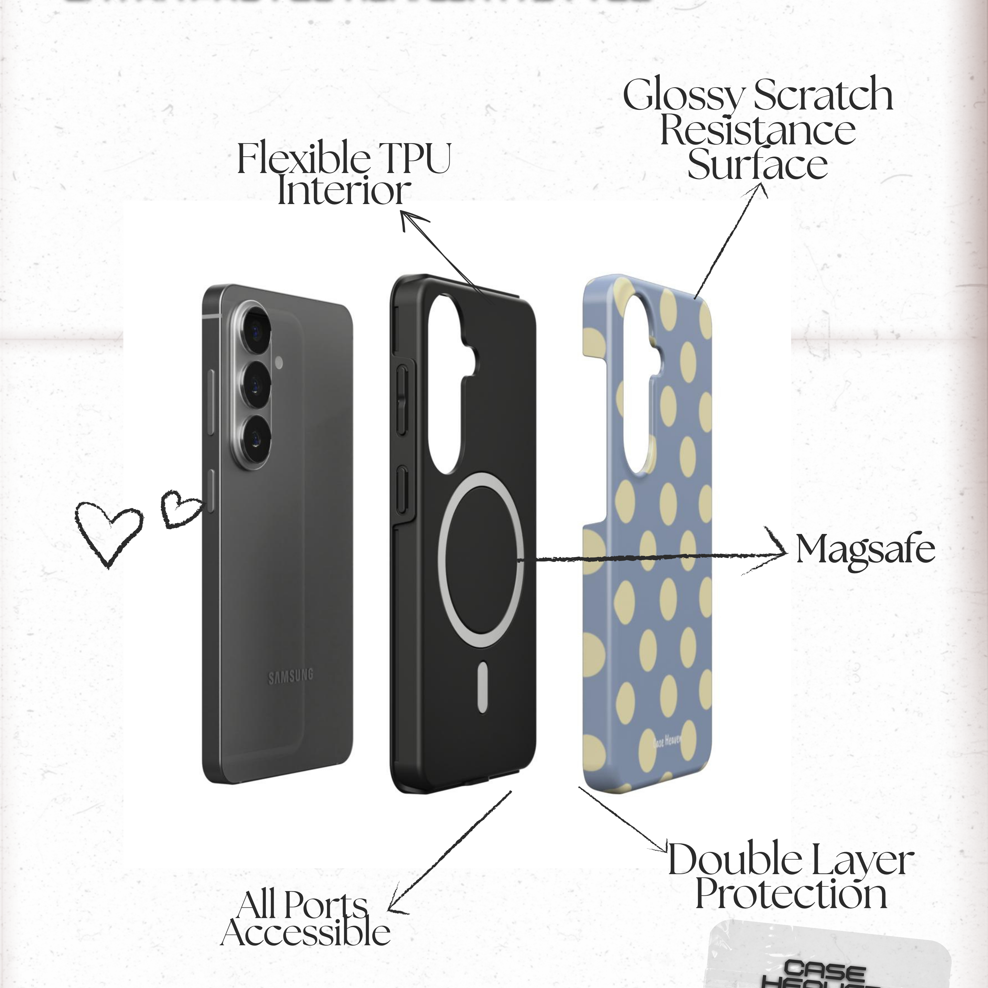 Bluebell Butter | Magnetic Tough Phone Case