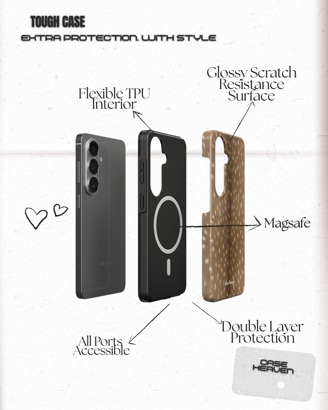 Doe | Magnetic Tough Phone Case