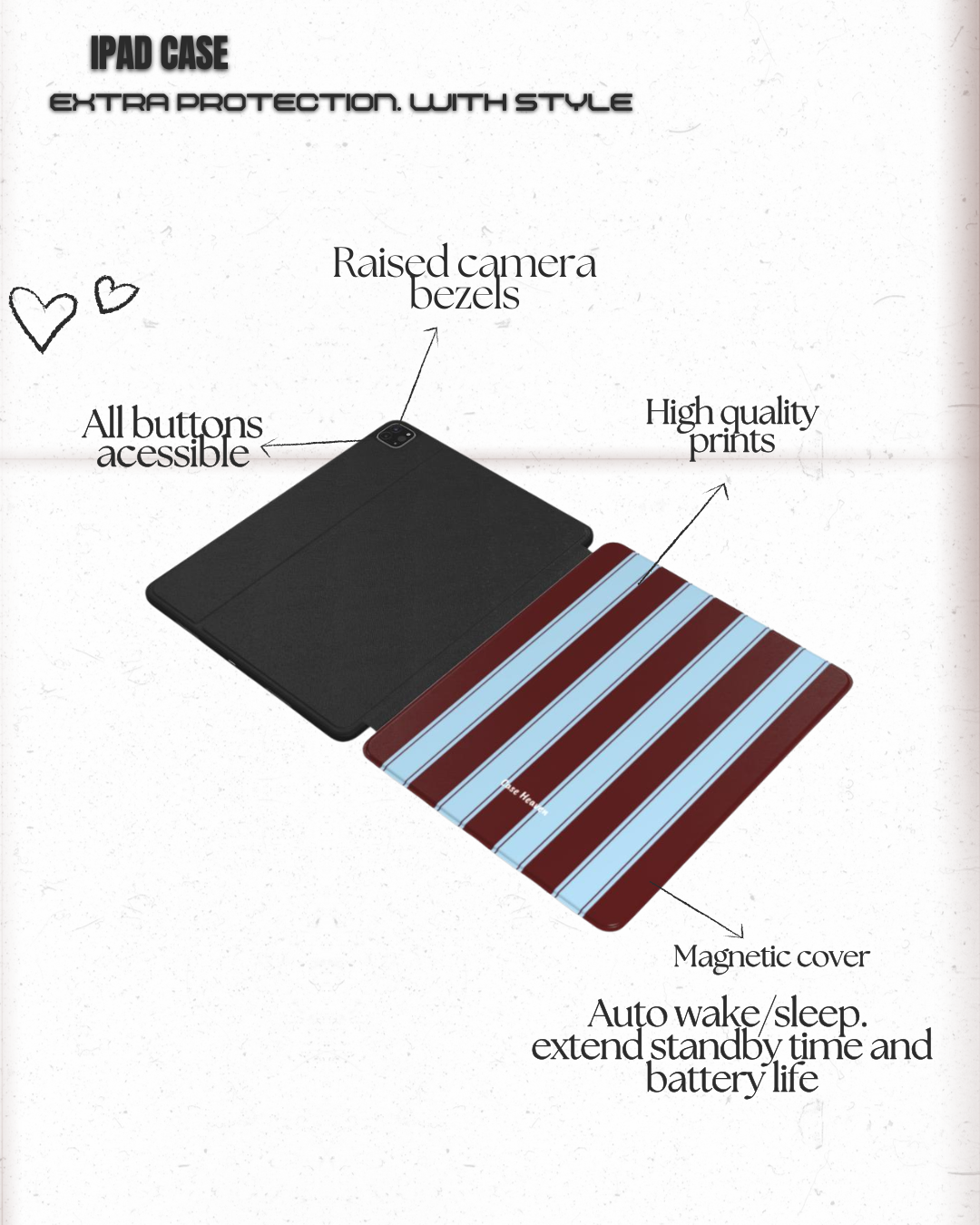 Burgundy Skies | iPad Case