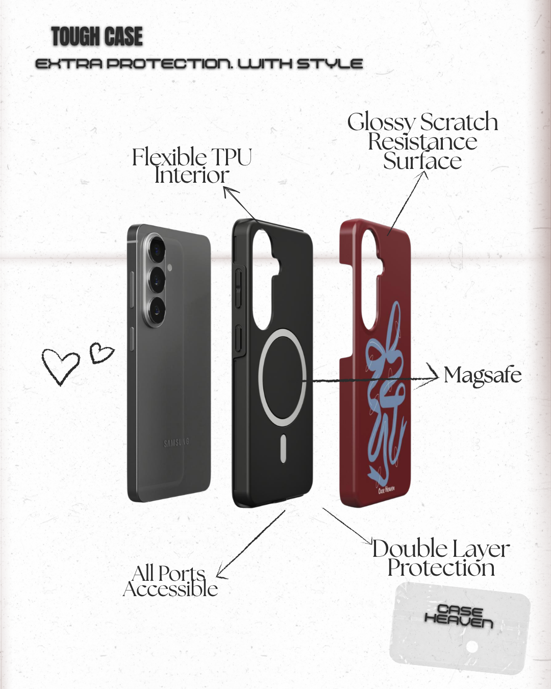 Cherry Rush | Magnetic Tough Phone Case