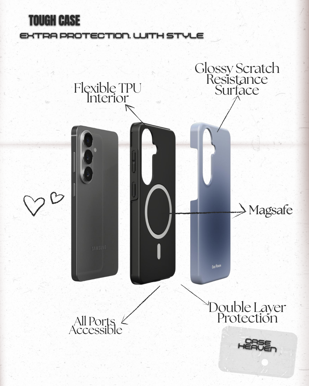 Blue Mist | Magnetic Tough Phone Case