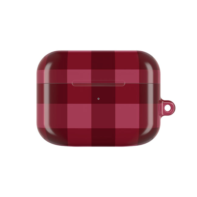 Ruby Gingham | AirPods Case