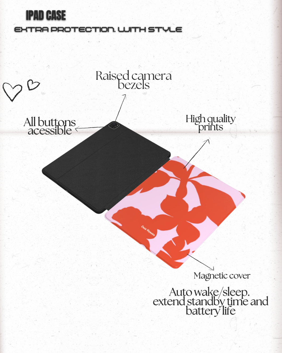 Pink Punch Bloom | iPad Case