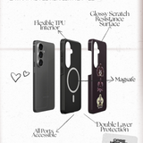 Midnight Orchid | Magnetic Tough Phone Case