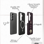 Midnight Orchid | Magnetic Tough Phone Case