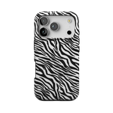 Shimmering Zebra Print | MagSafe Tough Phone Case