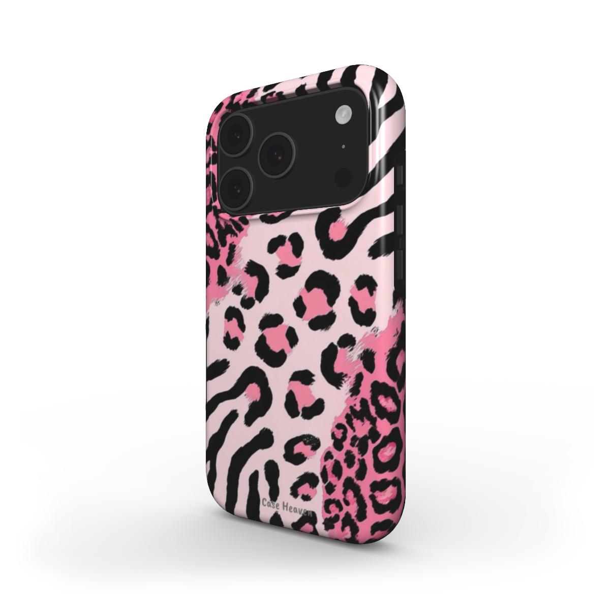 Pink Edgy Animal Print | MagSafe Tough Phone Case