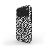 Shimmering Zebra Print | MagSafe Tough Phone Case