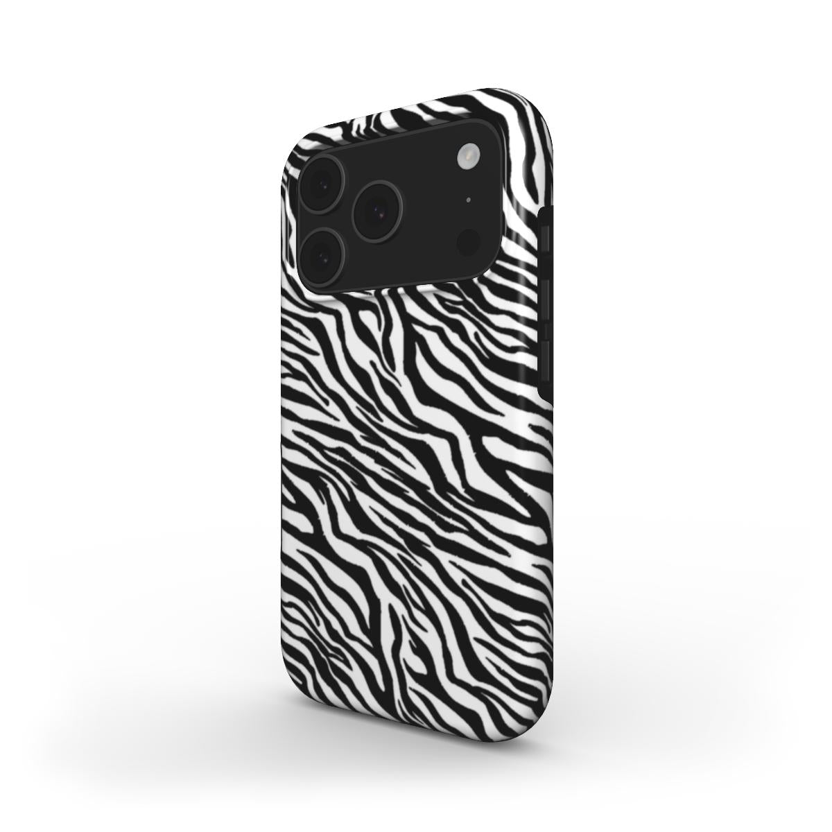 Shimmering Zebra Print | MagSafe Tough Phone Case