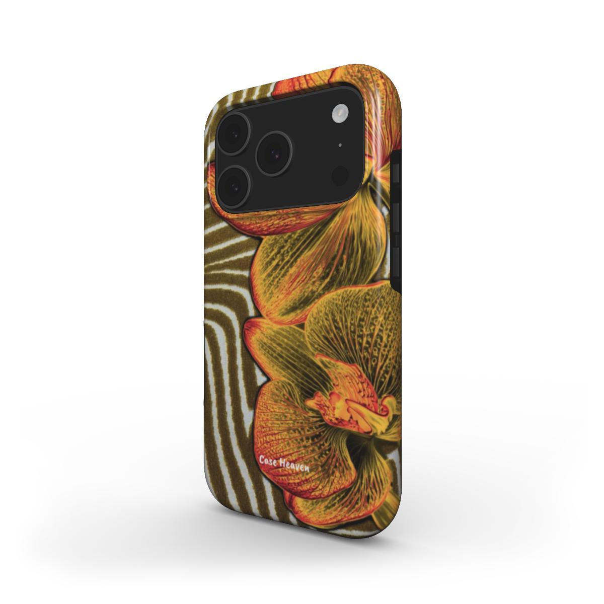 Golden Orchid | MagSafe Tough Phone Case