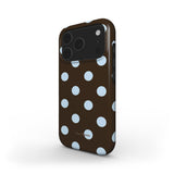 Minty Polka Dots | MagSafe Tough Phone Case