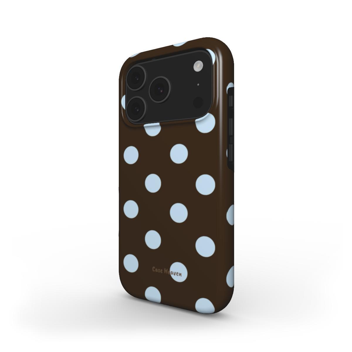 Minty Polka Dots | MagSafe Tough Phone Case