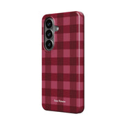 Ruby Gingham | Magnetic Tough Phone Case