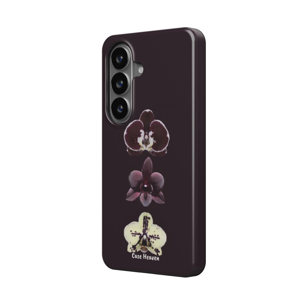 Midnight Orchid | Magnetic Tough Phone Case