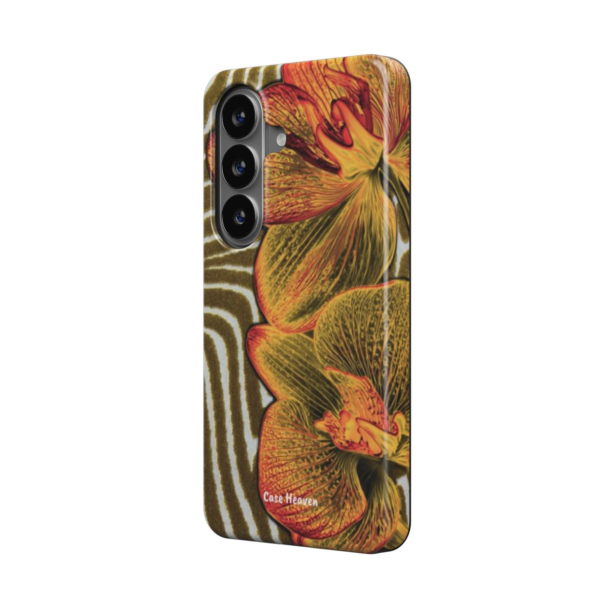 Golden Orchid | Magnetic Tough Phone Case