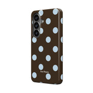 Minty Polka Dots | Magnetic Tough Phone Case