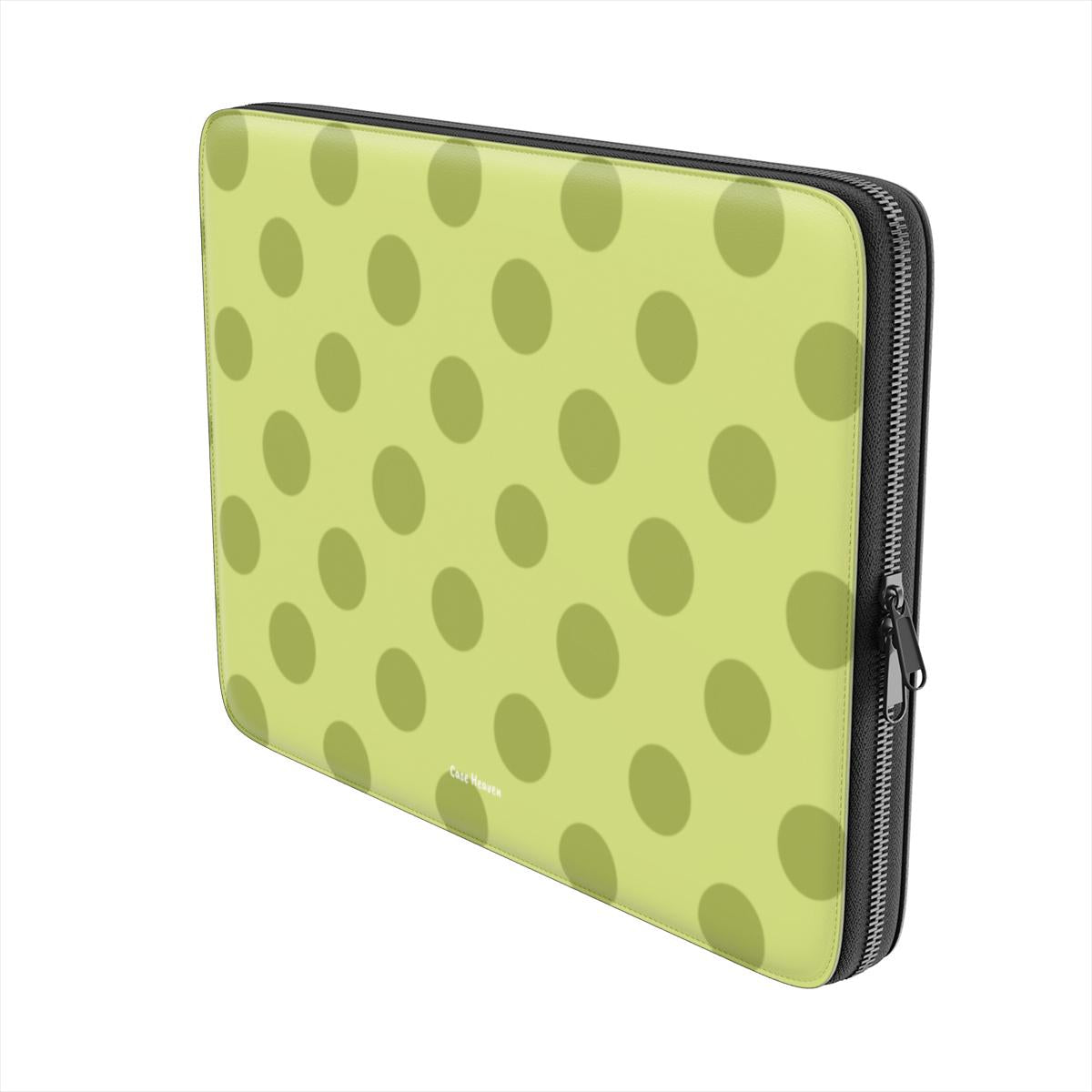 Mocha Olive Dots | Laptop Sleeve