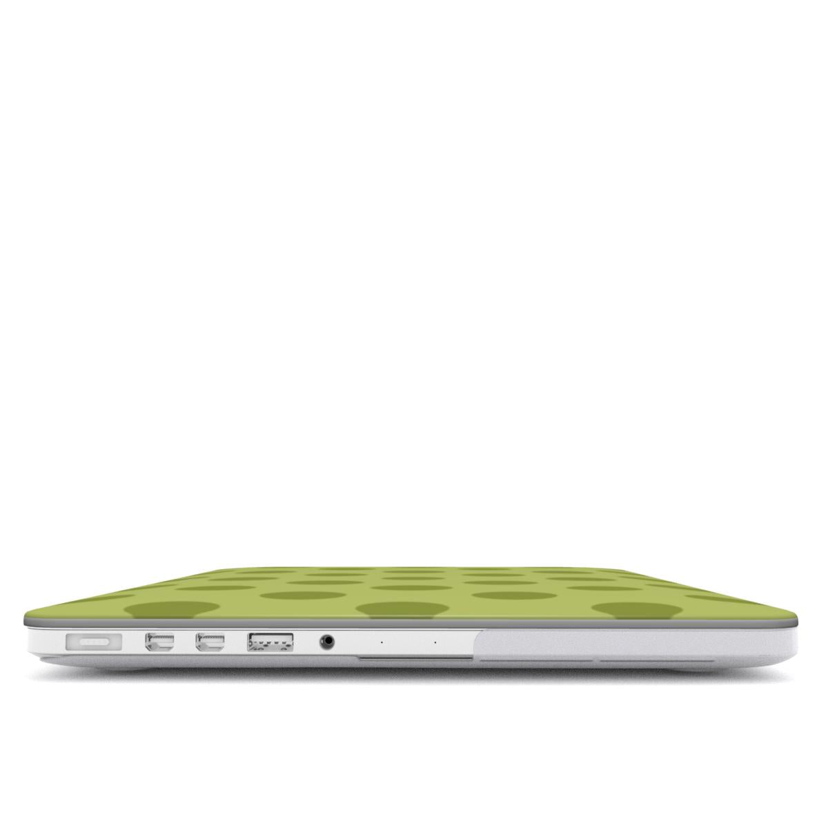 Mocha Olive Dots | MacBook Case