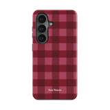 Ruby Gingham | Magnetic Tough Phone Case