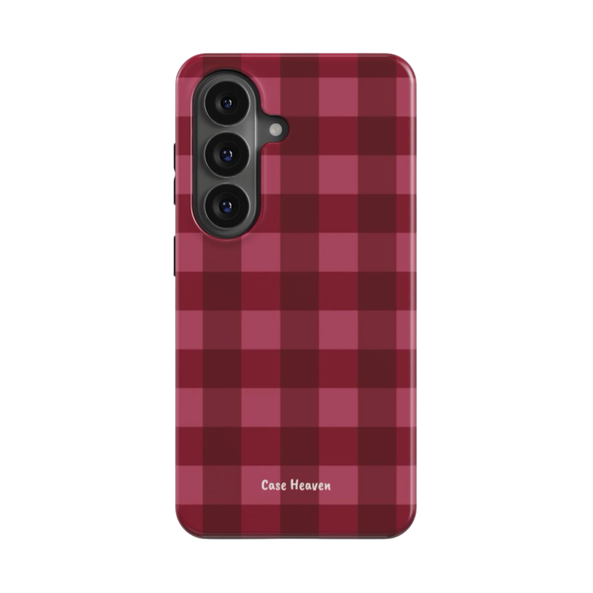 Ruby Gingham | Magnetic Tough Phone Case