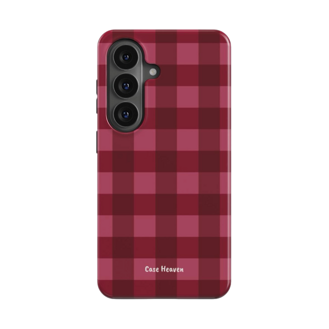 Ruby Gingham | Magnetic Tough Phone Case