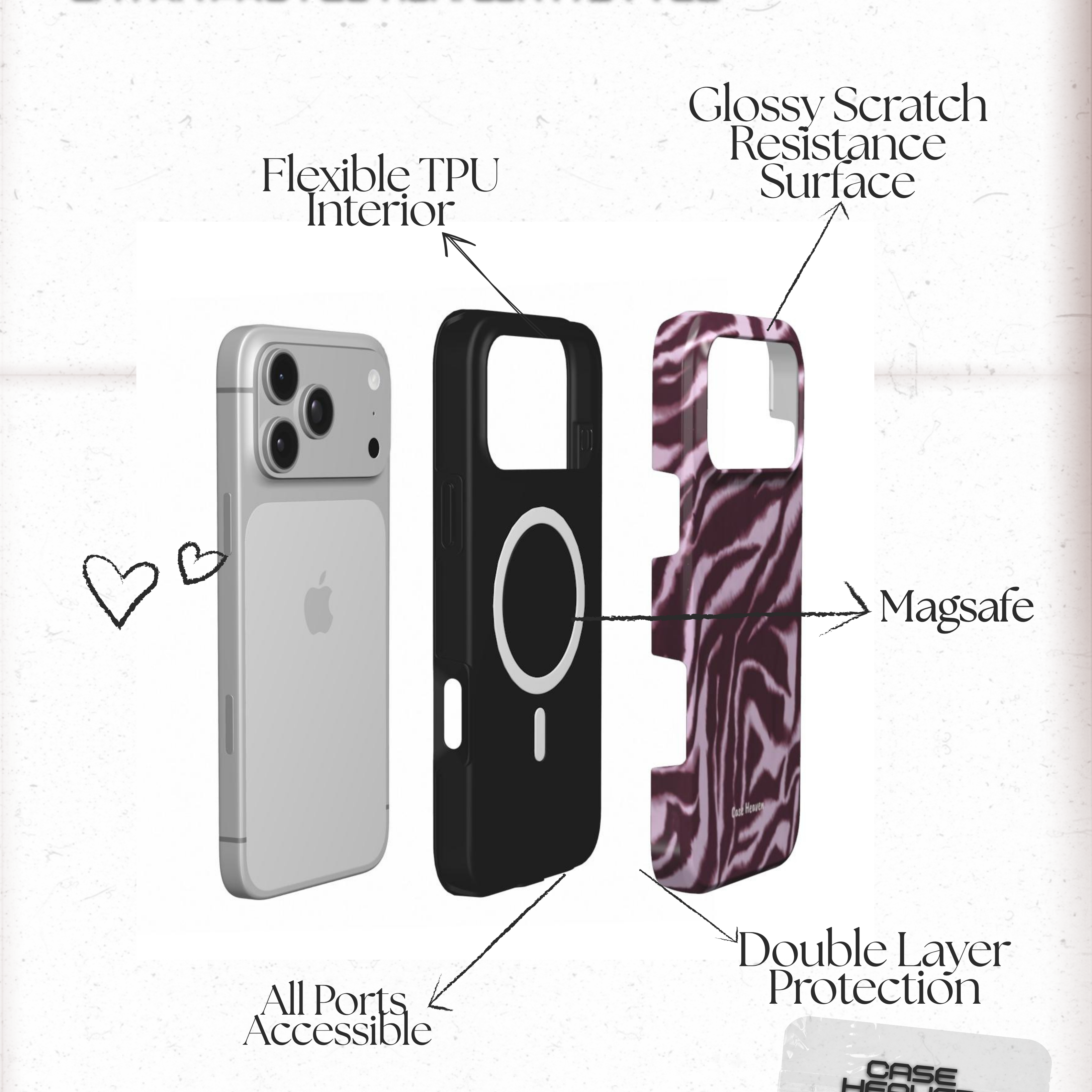 Plum Miracle | MagSafe Tough Phone Case