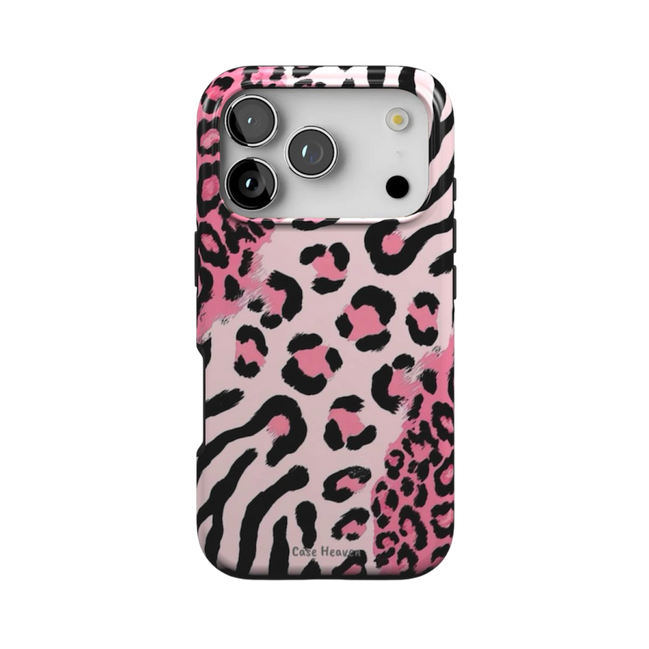 Pink Edgy Animal Print | MagSafe Tough Phone Case