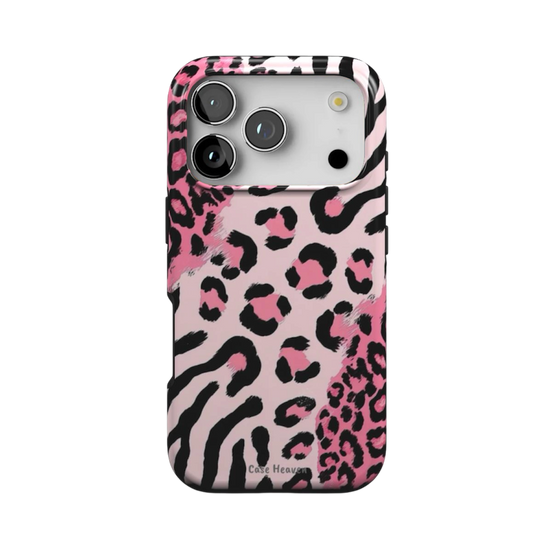 Pink Edgy Animal Print | MagSafe Tough Phone Case