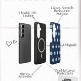 Midnight Polka Dots | Magnetic Tough Phone Case