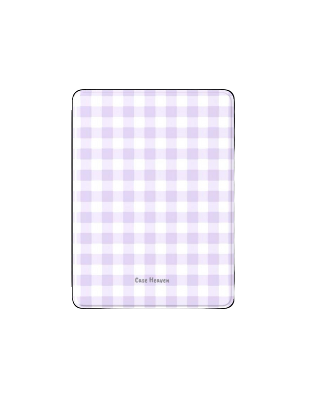 Lilac Gingham | iPad Case