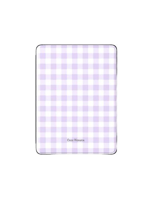 Lilac Gingham | iPad Case