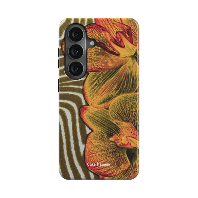 Golden Orchid | Magnetic Tough Phone Case