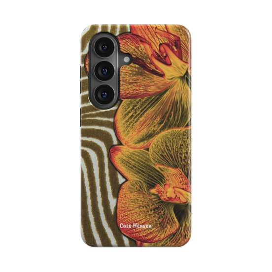 Golden Orchid | Magnetic Tough Phone Case