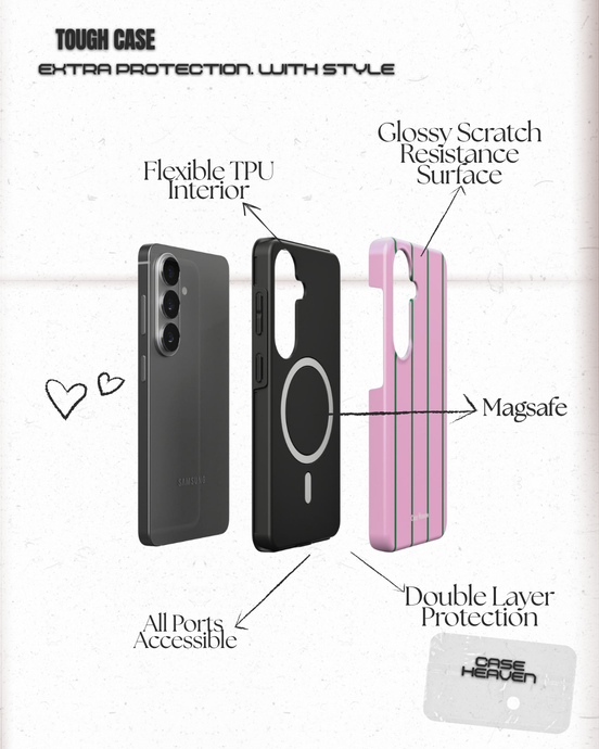 WaterMelon Stripes | Magnetic Tough Phone Case