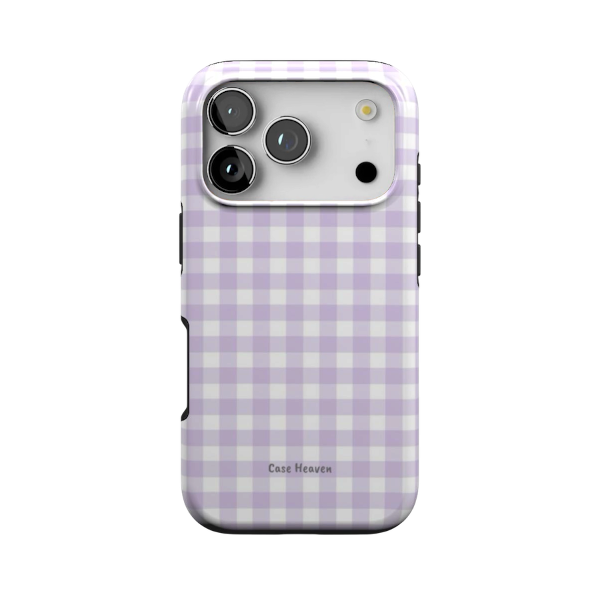 Lilac Gingham | MagSafe Tough Phone Case