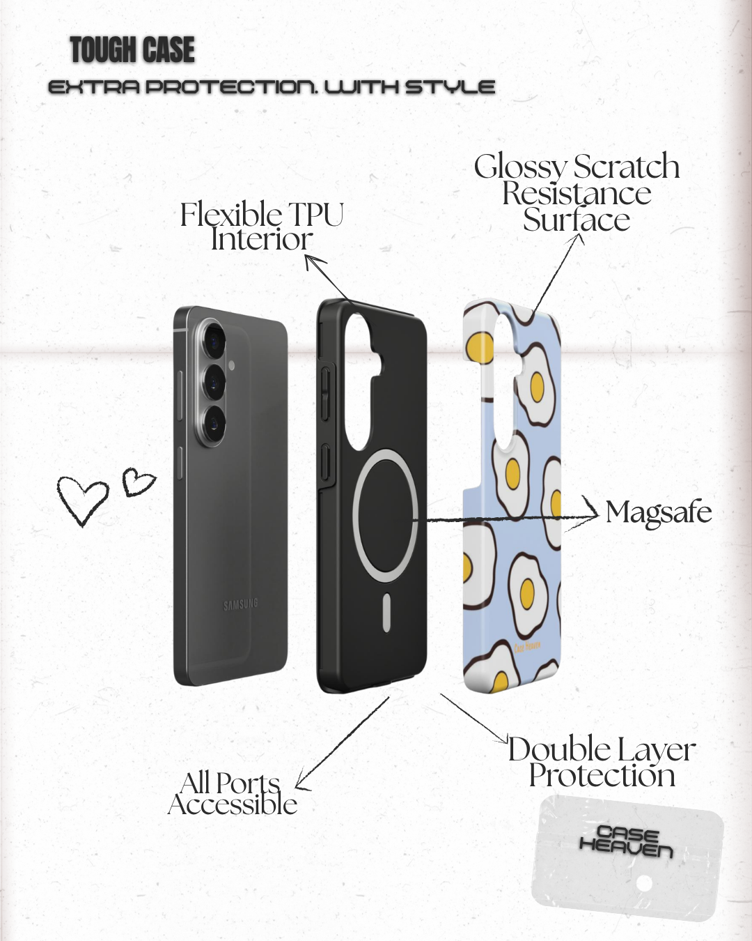 Sunny Side Up | Magnetic Tough Phone Case