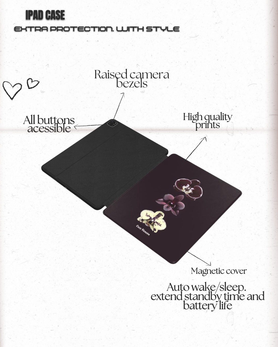 Midnight Orchid | iPad Case
