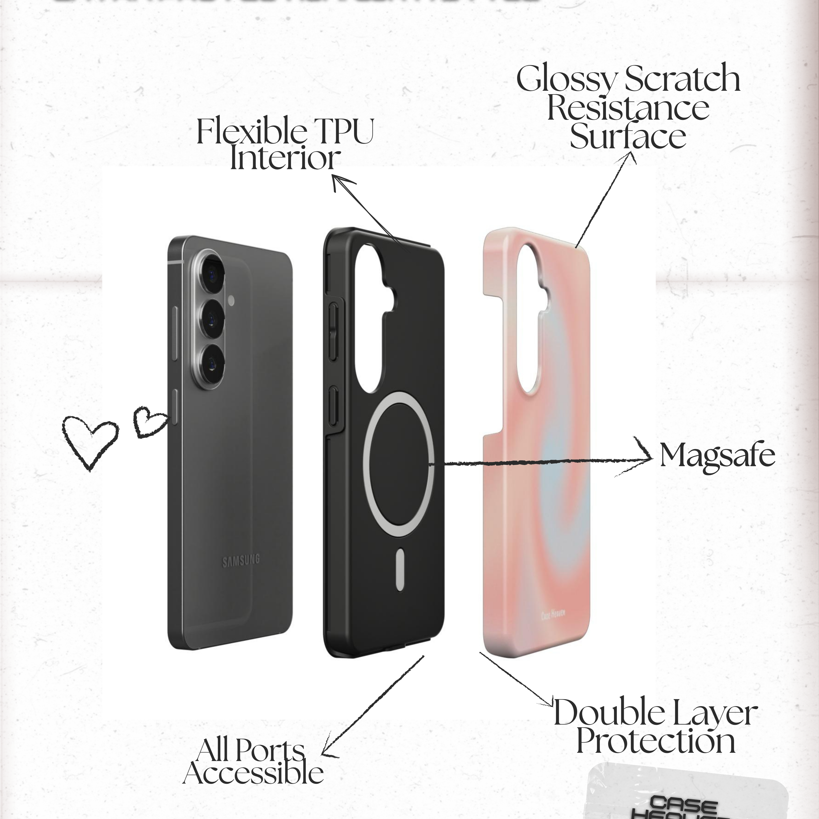 Pearl Aura | Magnetic Tough Phone Case