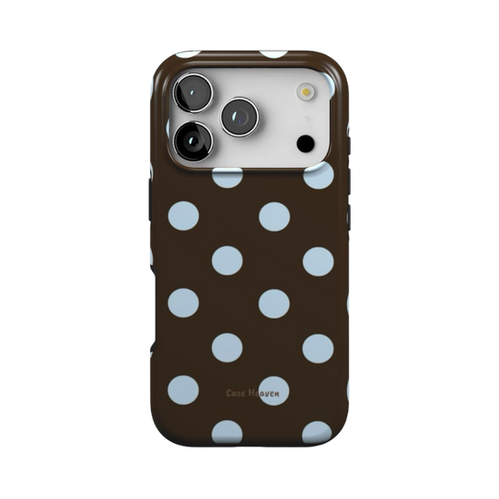 Minty Polka Dots | MagSafe Tough Phone Case