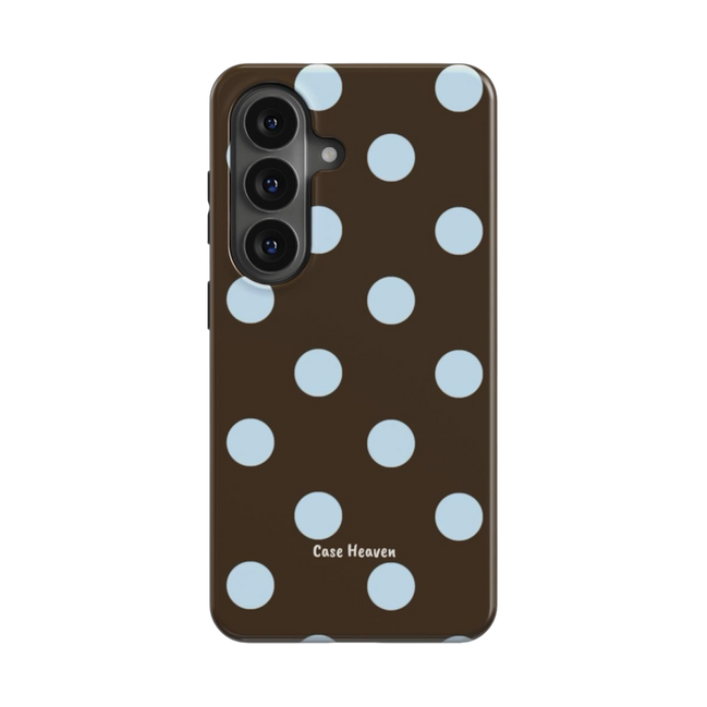 Minty Polka Dots | Magnetic Tough Phone Case