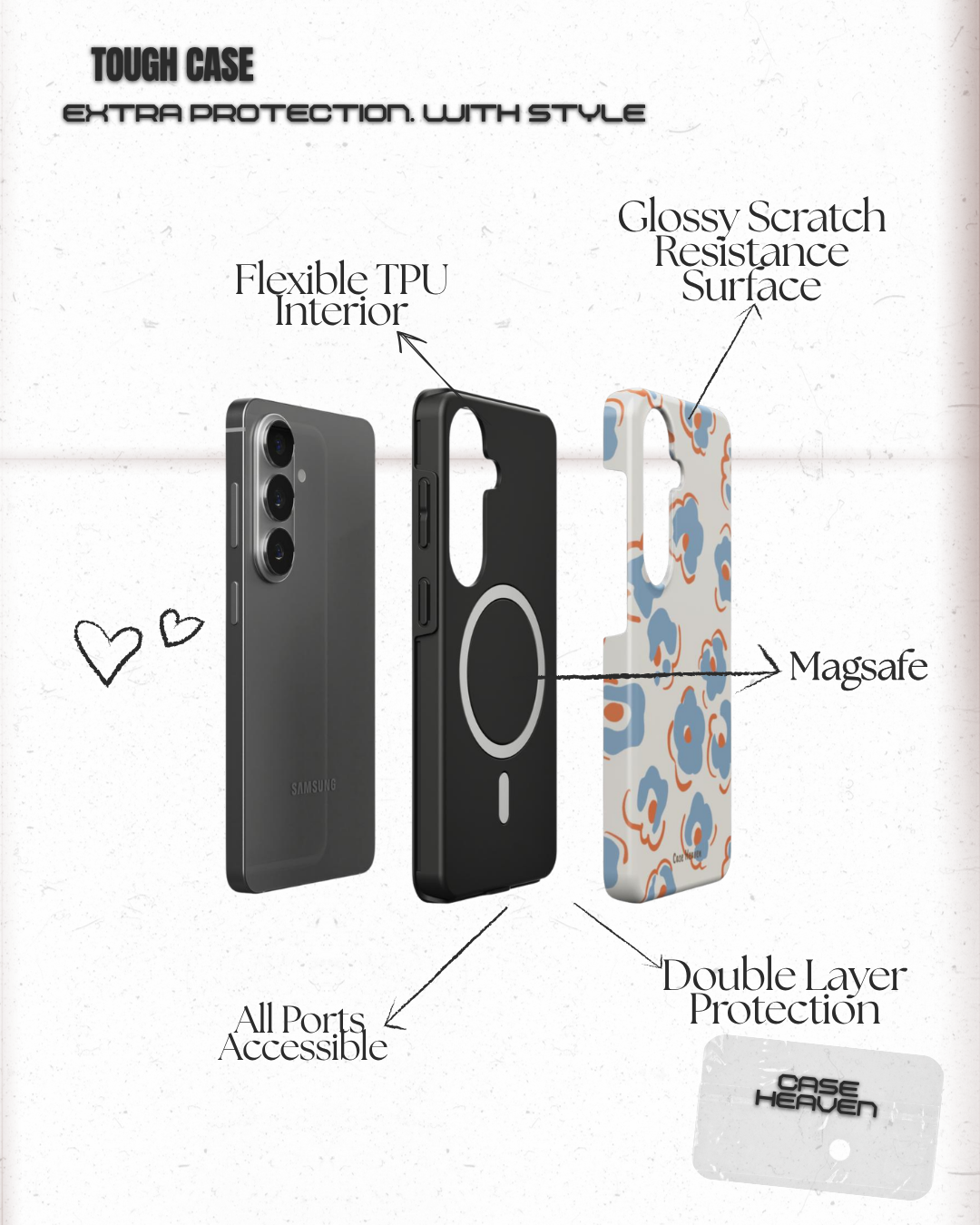 Daisies! | Magnetic Tough Phone Case