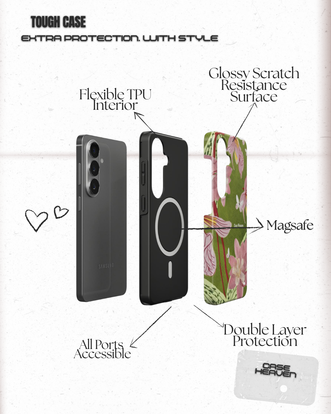 Secret Garden | Magnetic Tough Phone Case