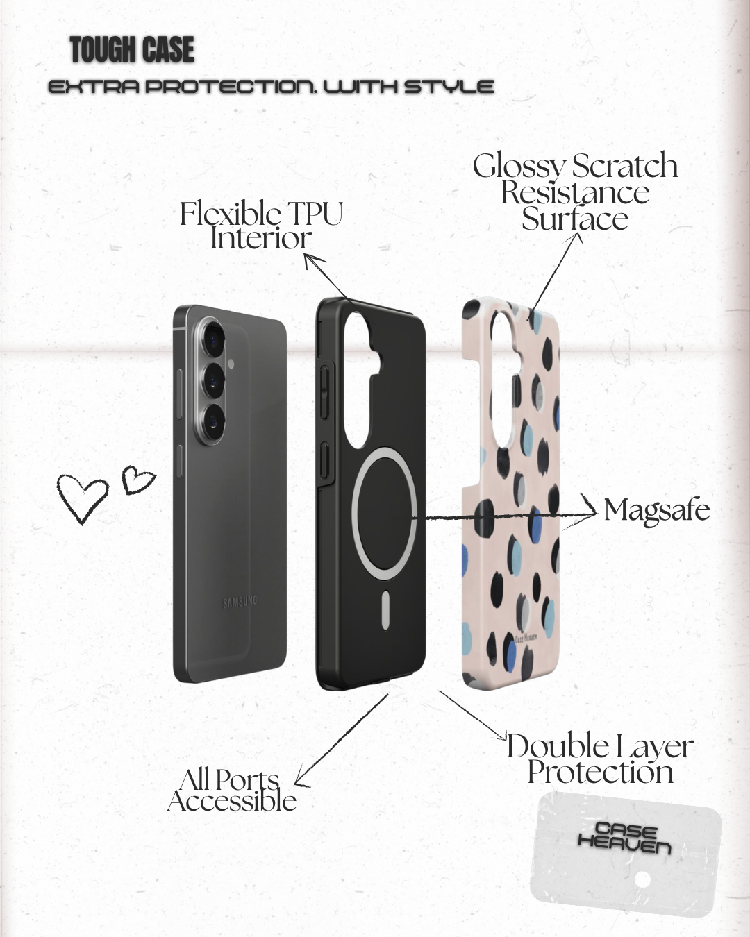 Pinto | Magnetic Tough Phone Case
