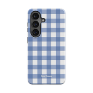 Powder Blue Gingham | Magnetic Tough Phone Case