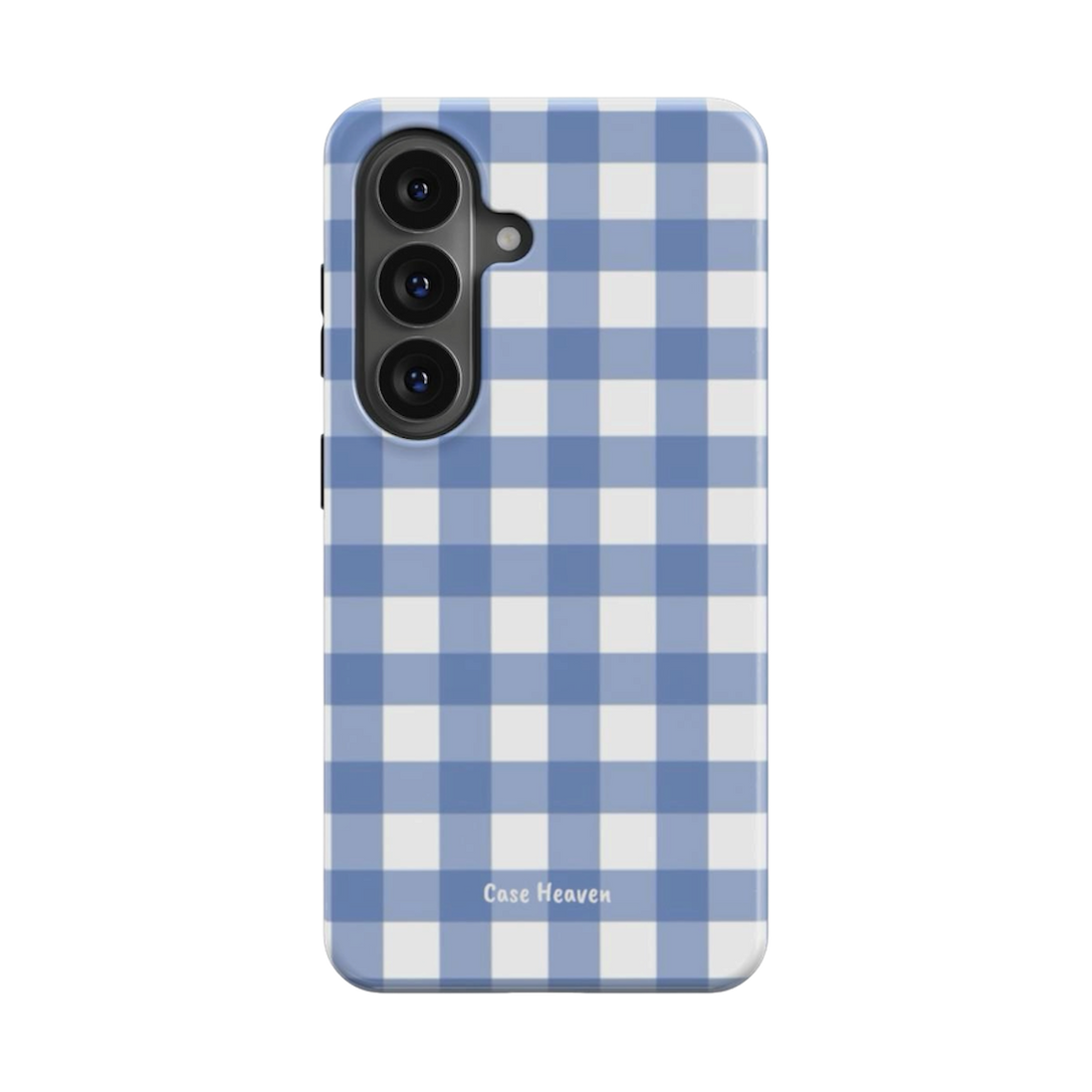 Powder Blue Gingham | Magnetic Tough Phone Case